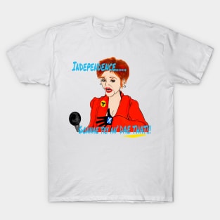 Scottish Independence. NICOLA STURGEON CARTOON. T-Shirt